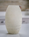 Akira Cream Glass Vase