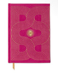 Suedette Hardcover Journal Fuschia
