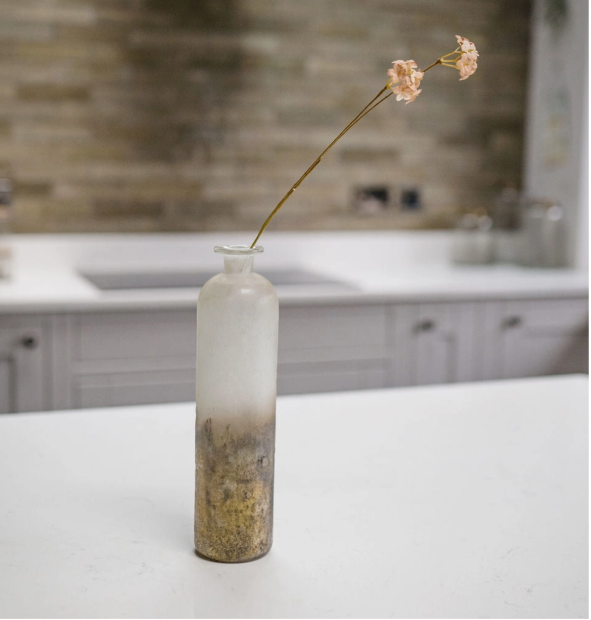 Peta Rustic Glass Vase