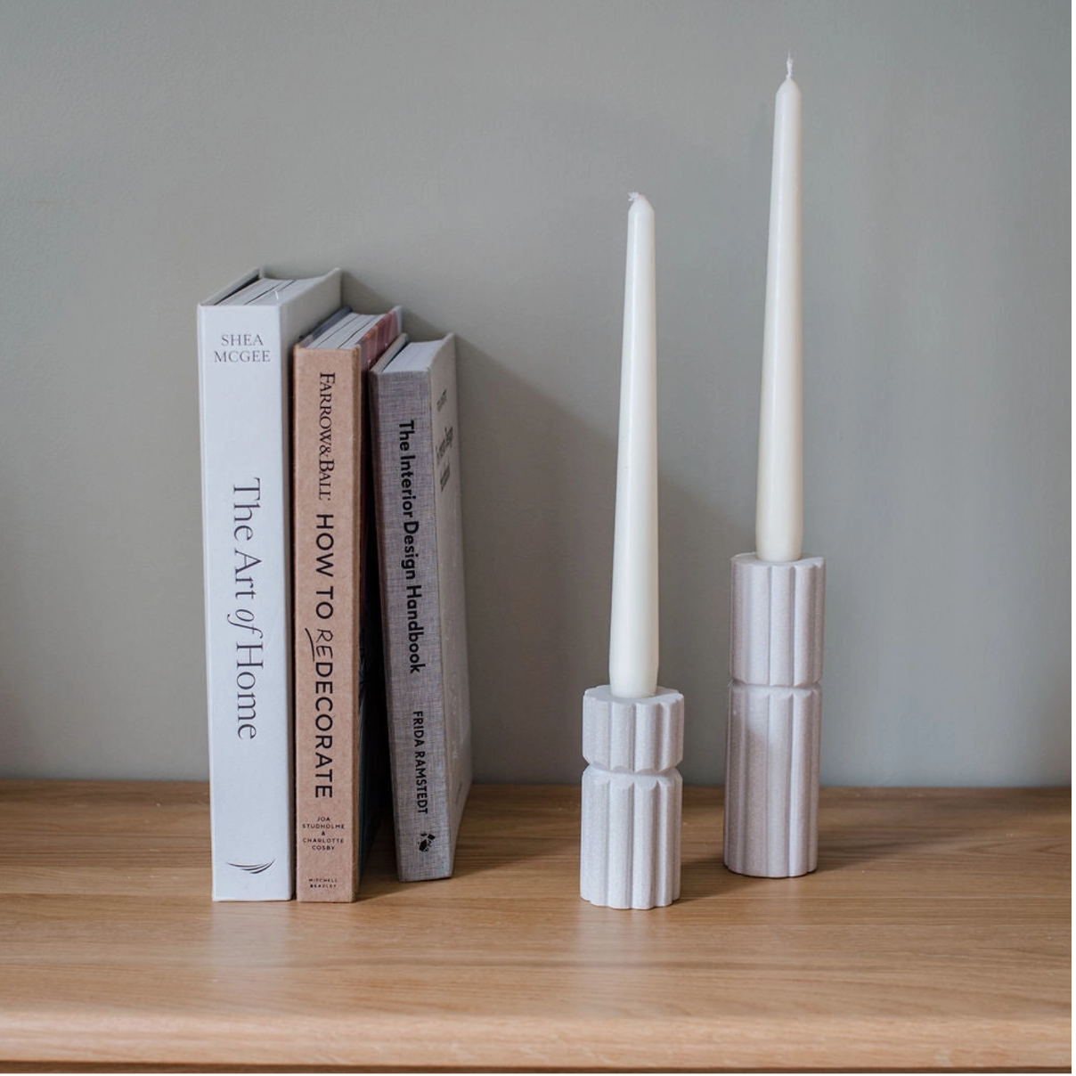 Rock Sandstone Candlestick Holder