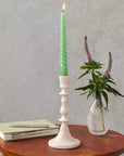 Enamel candlestick (soft pink)