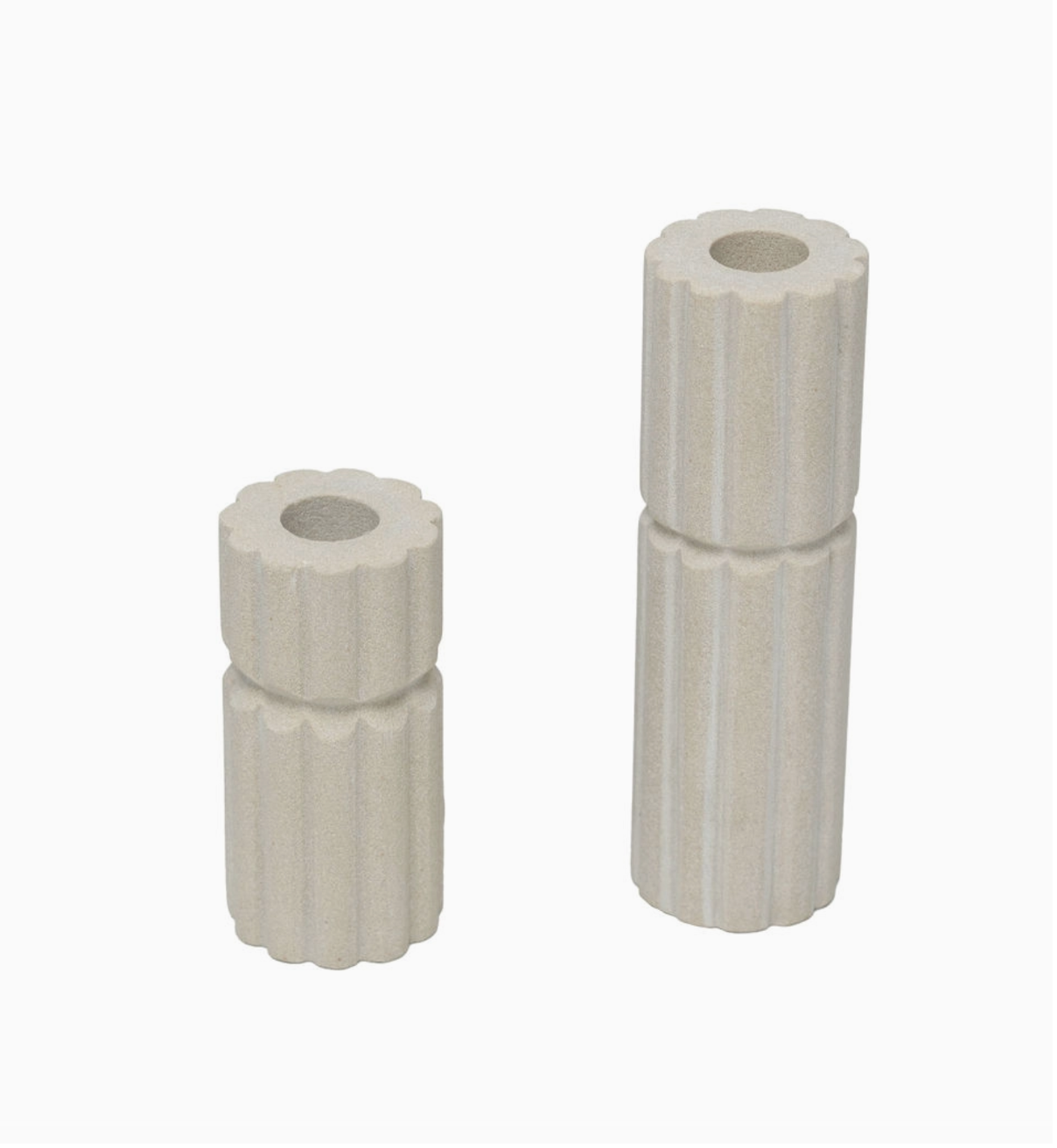 Rock Sandstone Candlestick Holder