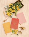 Suedette Hardcover Journal - Pink