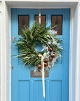 Christmas Door Wreath (Crème Caramel)