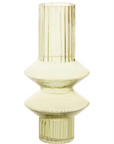 Benka green glass vase