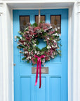Christmas Door Wreath (Red Velvet)