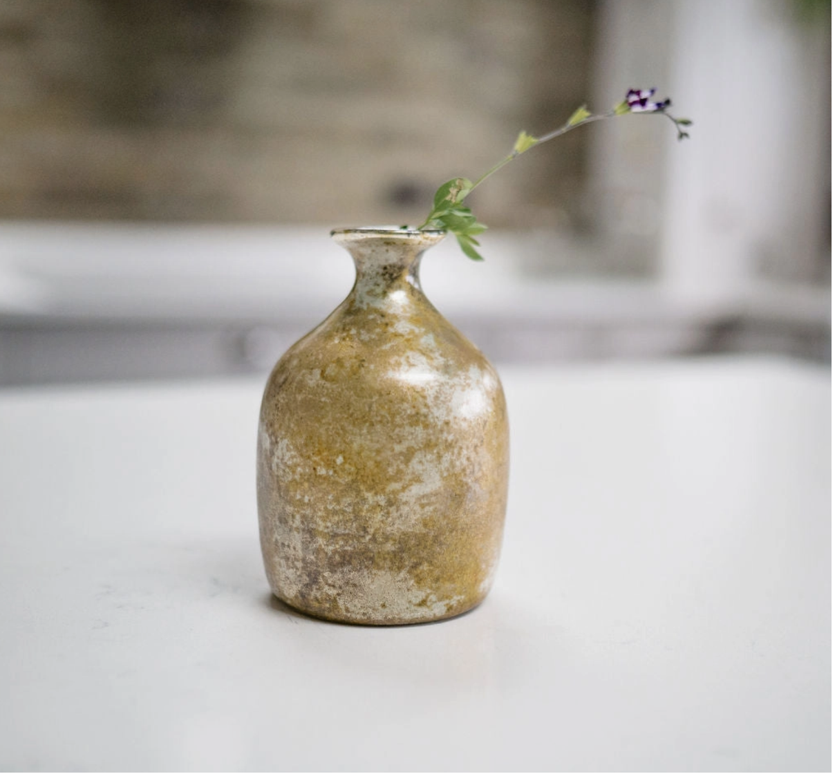 Luella Rustic Glass Vase