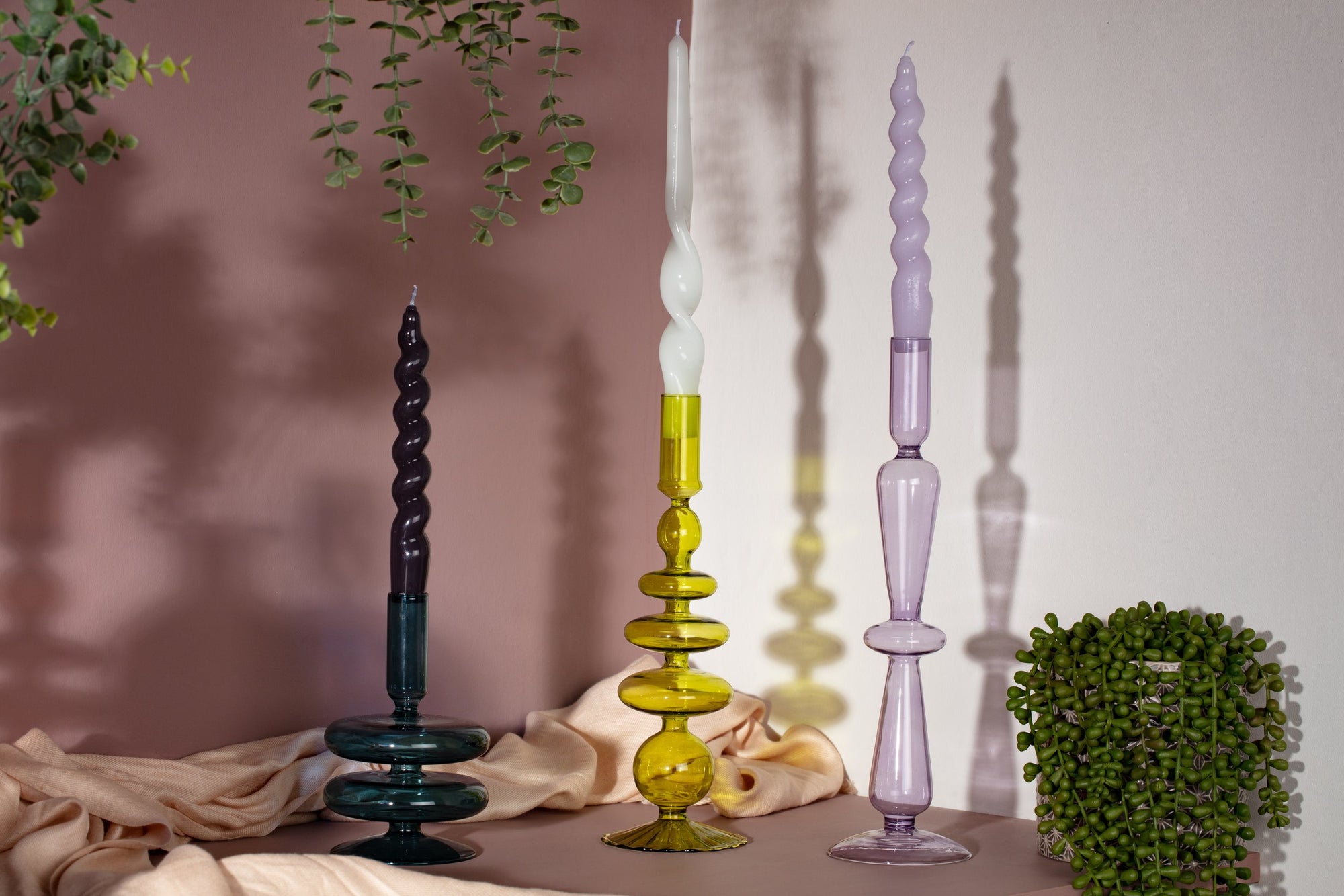 MÆGEN glass candle holders