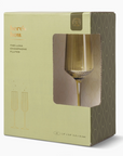 Here's How the Luna Champagne Flutes - Set of 2 - Olive