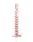 Maegen Taper Holder - Coloured Glass - Blush