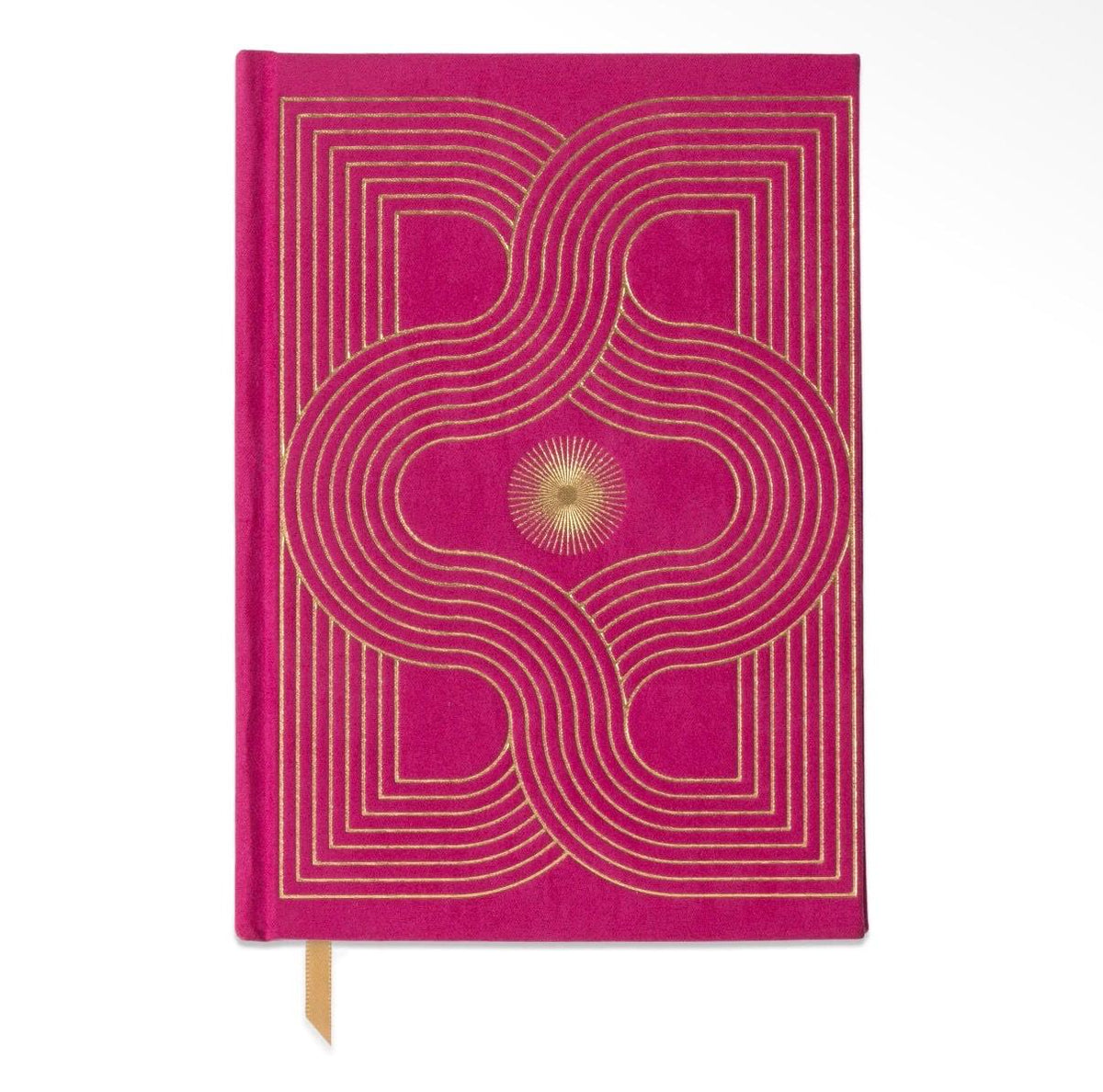 Suedette Hardcover Journal Fuschia