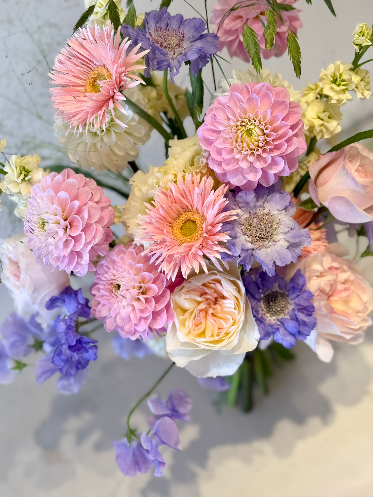 Pastels Bridal Bouquet