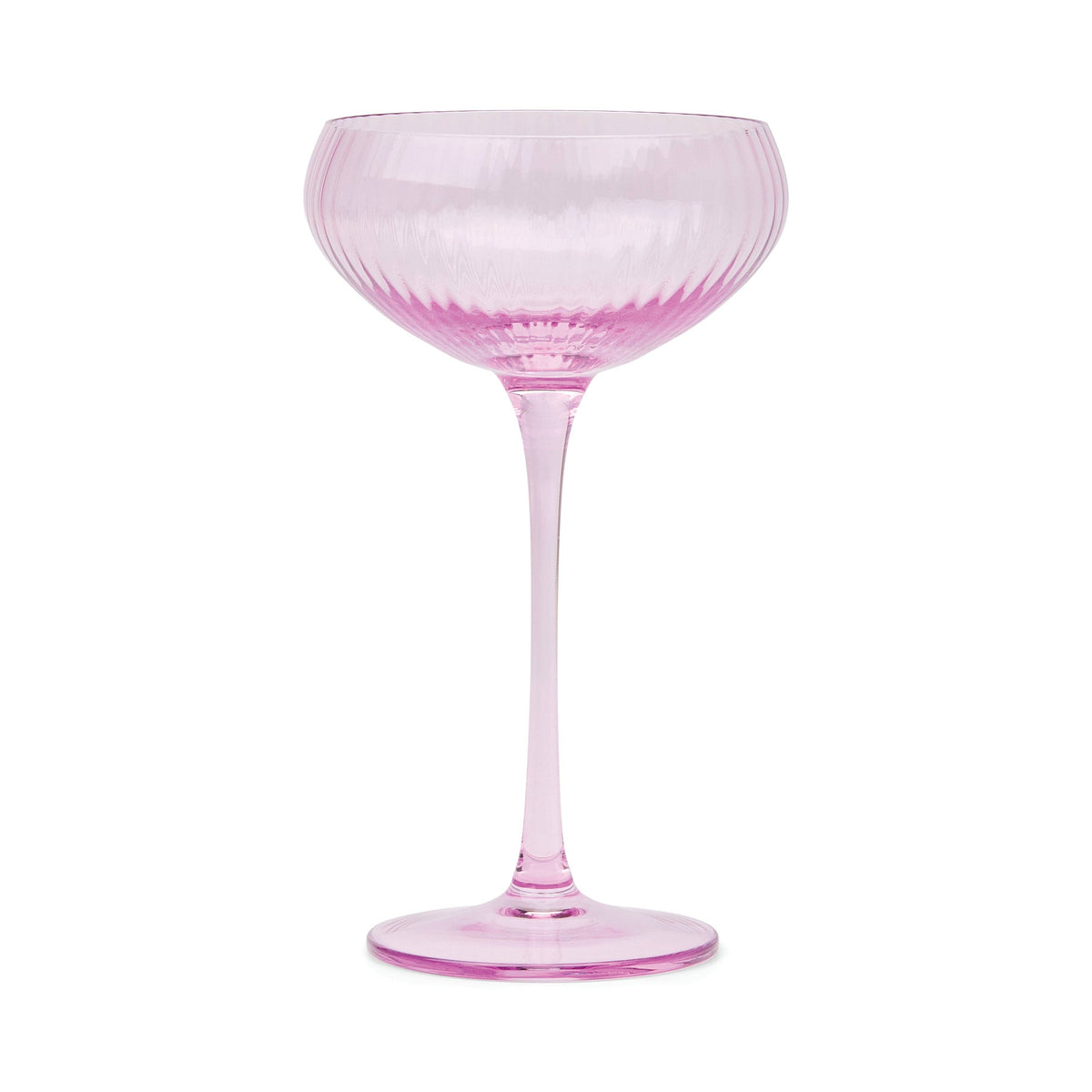 Here's How "The Lou" Coupe Glass - Set of 2 Lilac