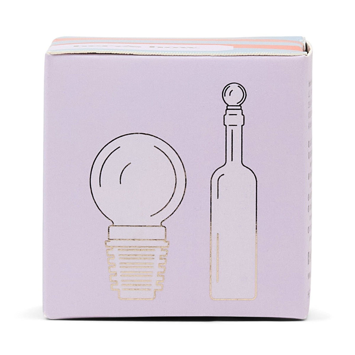 The Moony Glass Bottle Stopper - Lilac
