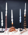 MÆGEN Twist Taper Candles - 3 Pack - Ice White
