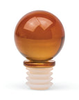 The Moony Glass Bottle Stopper - Amber