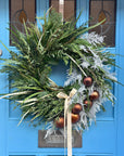 Christmas Door Wreath (Crème Caramel)