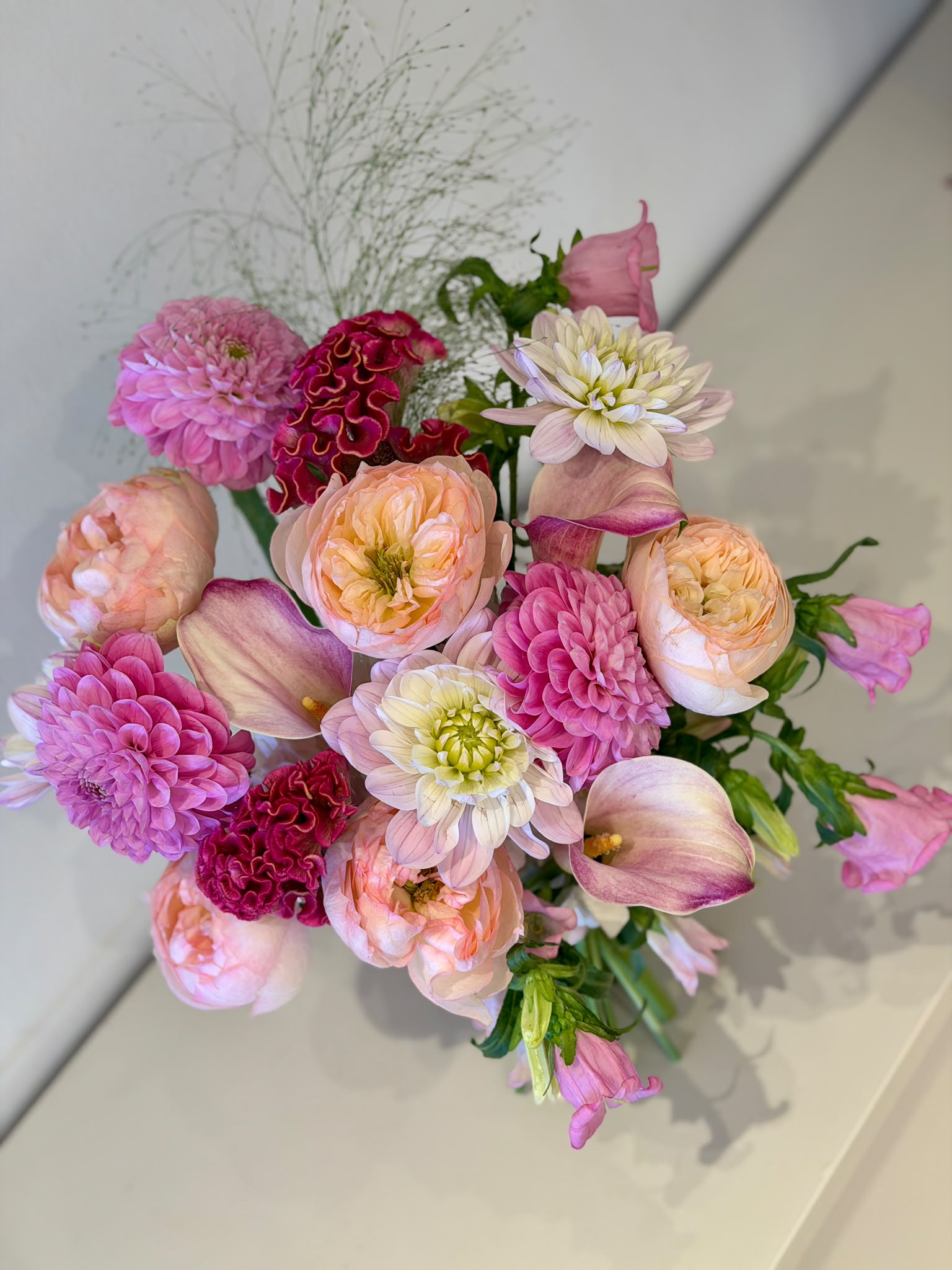 Pinks Bridal Bouquet