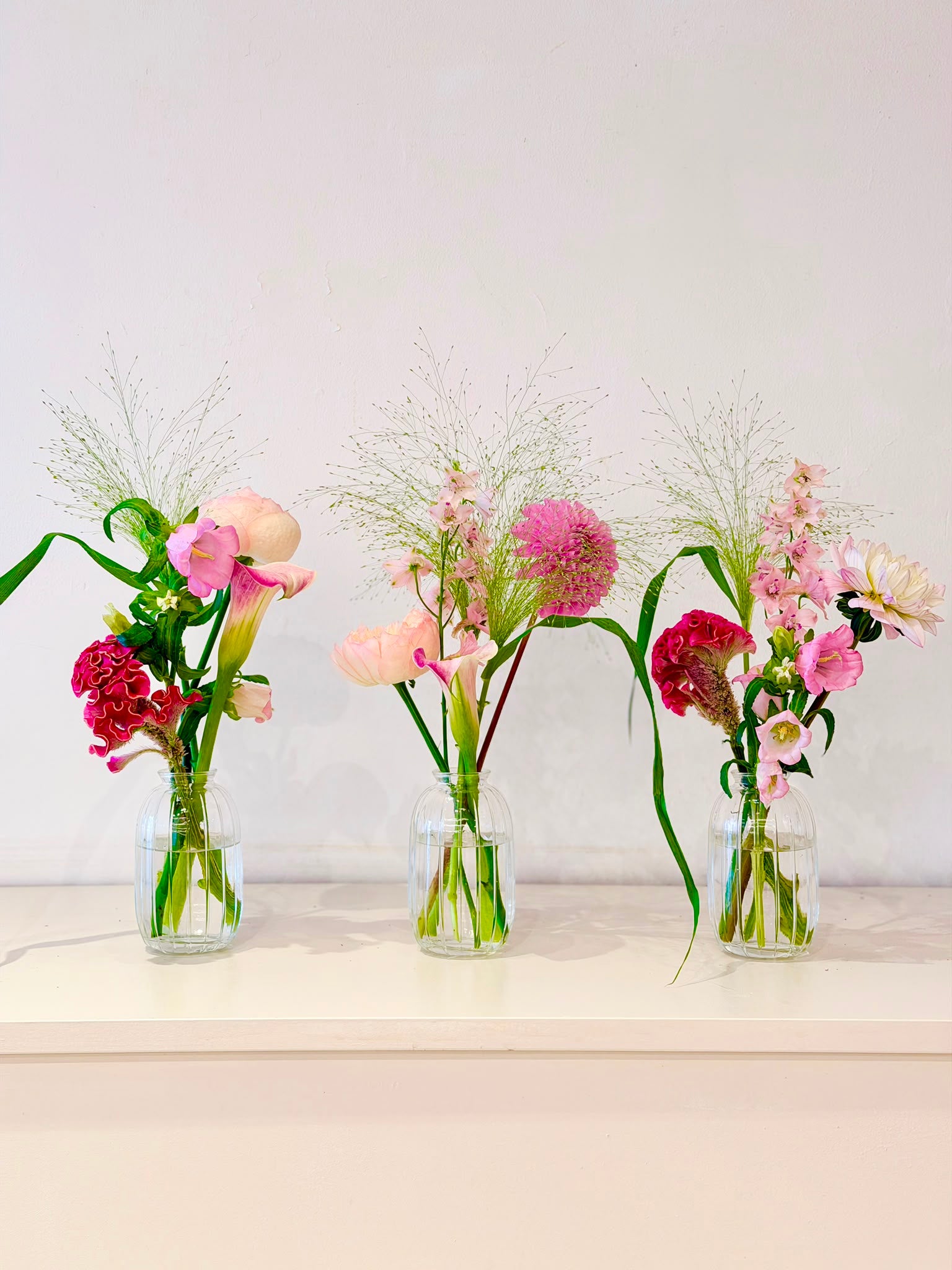 Pinks Bud Vase