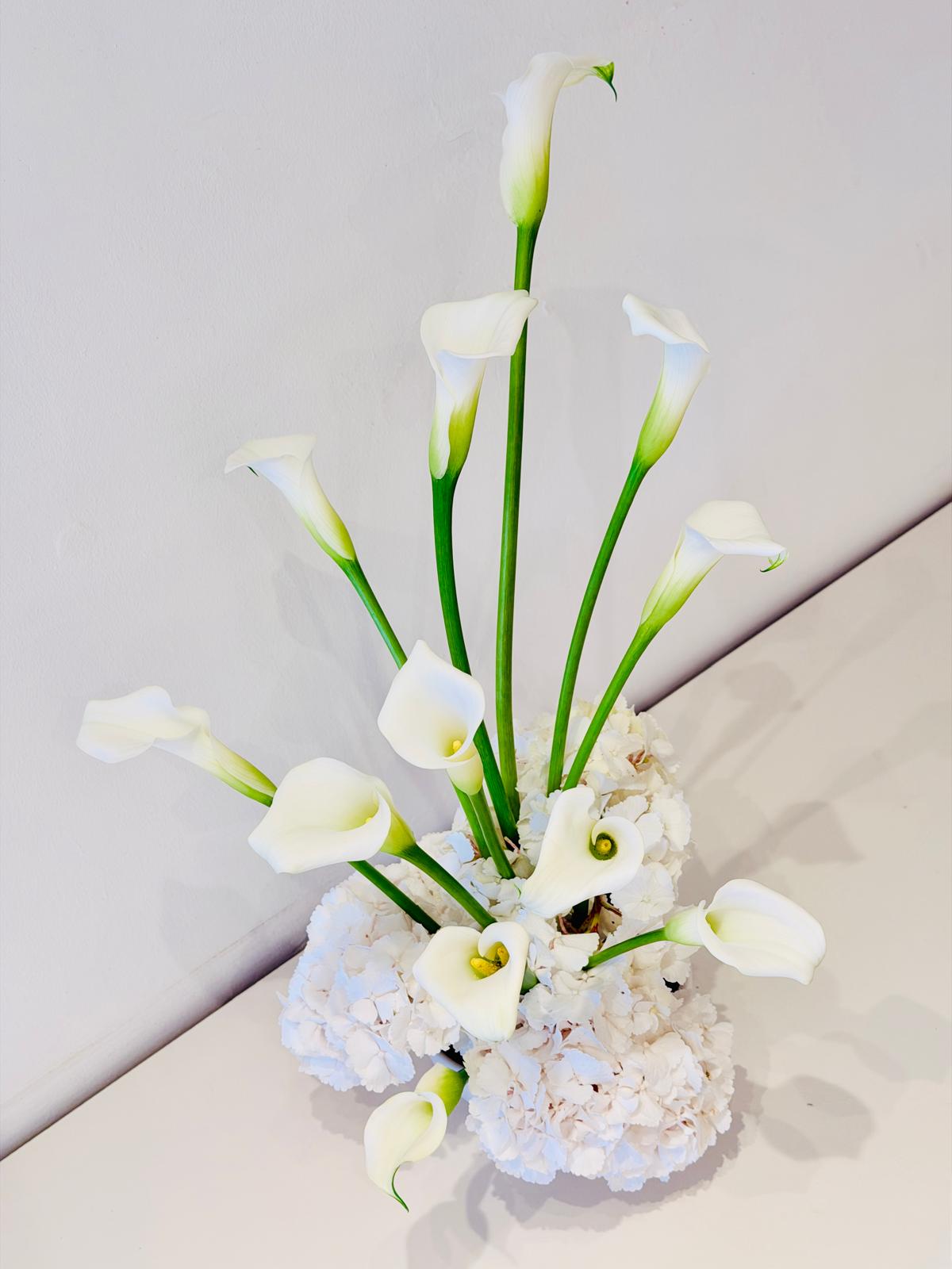 Calla Large Bowl Arrangement