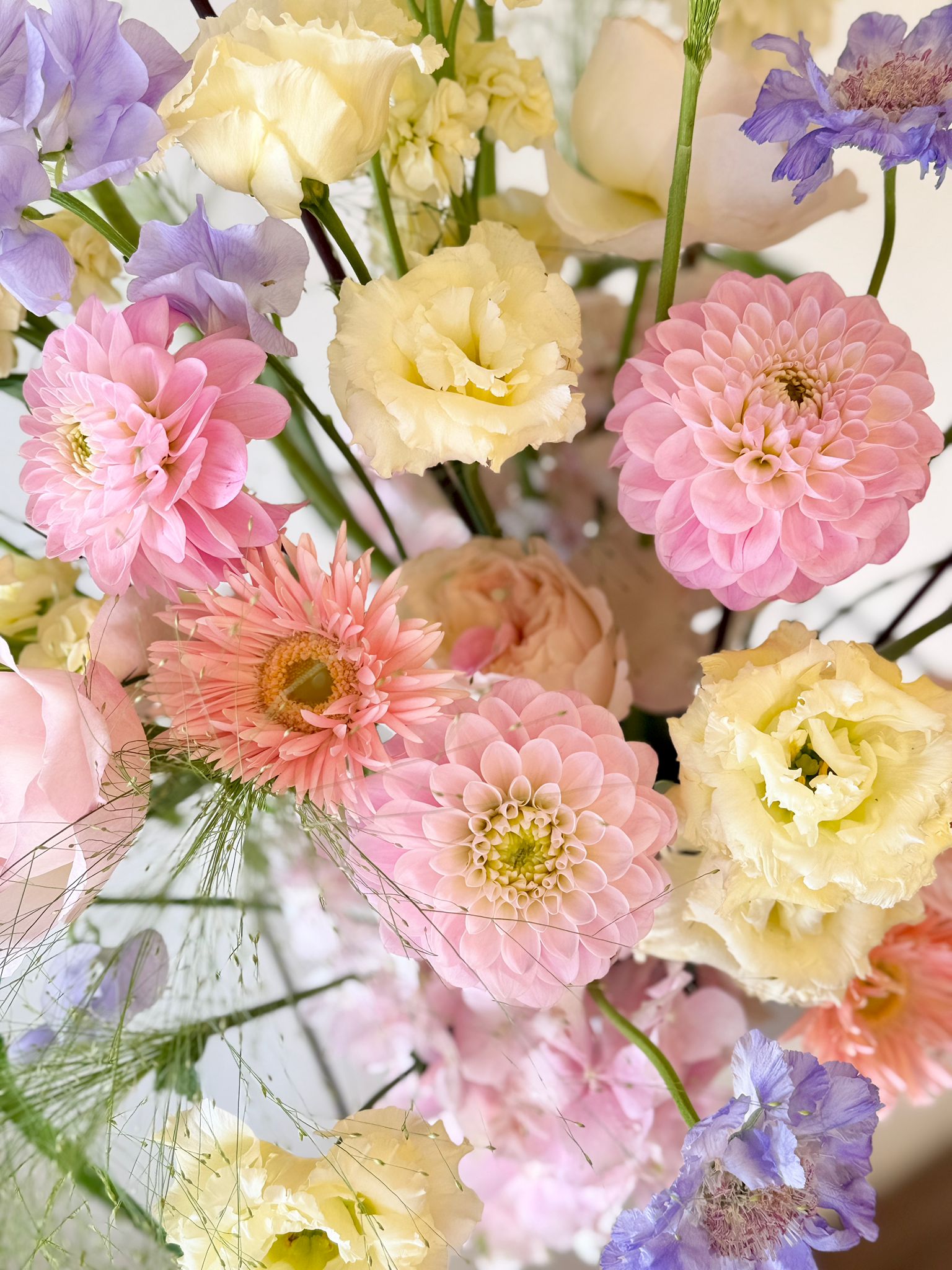 Pastels Large Bowl Arrangement