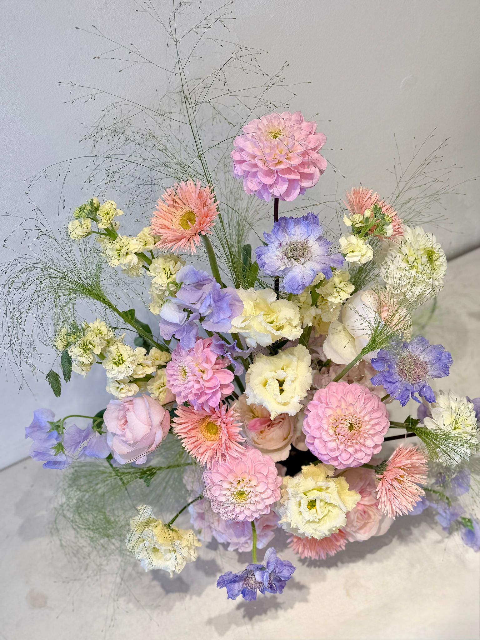 Pastels Large Bowl Arrangement