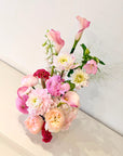 Pinks Small Bowl Arrangement
