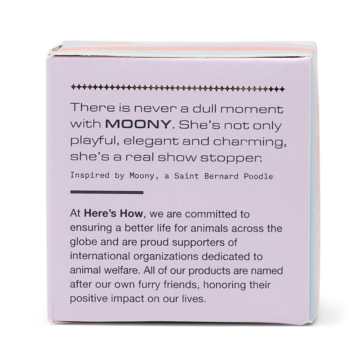 The Moony Glass Bottle Stopper - Lilac