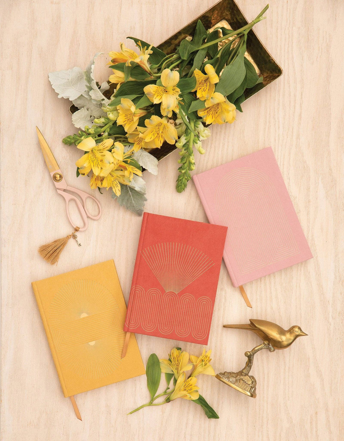 Suedette Hardcover Journal Terracotta